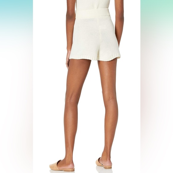 NWT The Drop Women's Adrienne Pull-on Sweater Knit Short - Whisper White - Picture 3 of 3